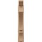 Ekena Millwork 6-in W x 28-in D x 40-in H Balboa Slat Rough Cedar Woodgrain TimberThane Outlooker, Primed Tan OUTUR060X28X40BOA24RCPR - alternate 2